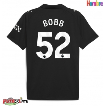 Camiseta Manchester City Oscar Bobb #52 Visitante Equipación 2025-26 manga corta